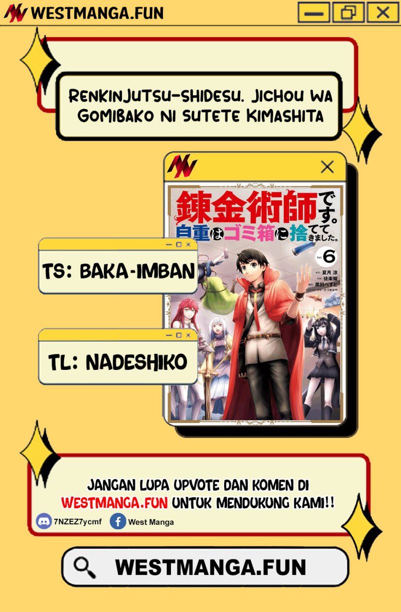 Renkinjutsu-shidesu. Jichou wa Gomibako ni Sutete Chapter 04 Bahasa Indonesia